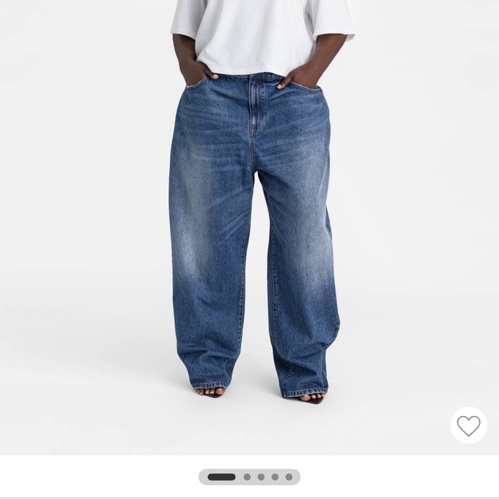 KBB by KAHLANA  Women’s Mid- Rise Wide Leg “ The KAHLANA Jean” Dark Wash Size 20